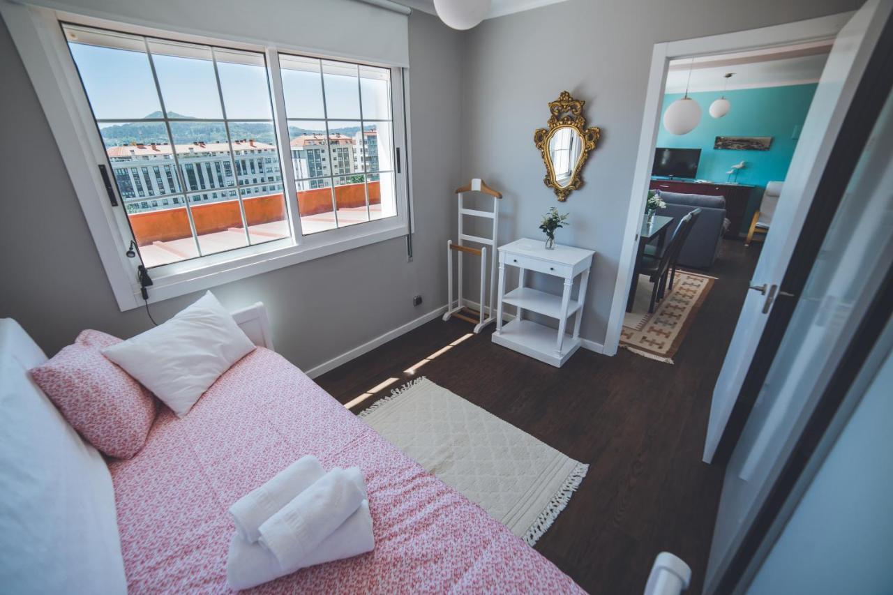 Ferienwohnung Atico Con Vistas Entre Centro Y Playa Vigo Exterior foto