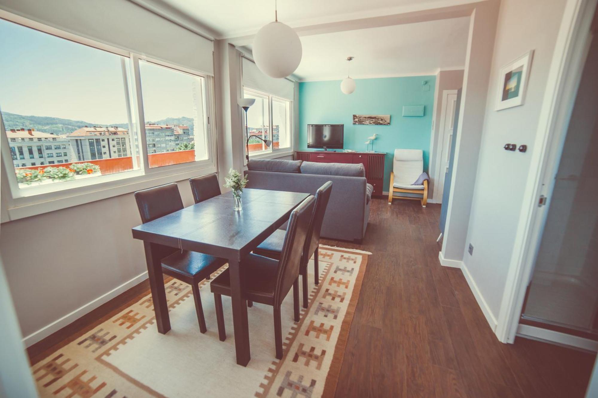 Ferienwohnung Atico Con Vistas Entre Centro Y Playa Vigo Exterior foto